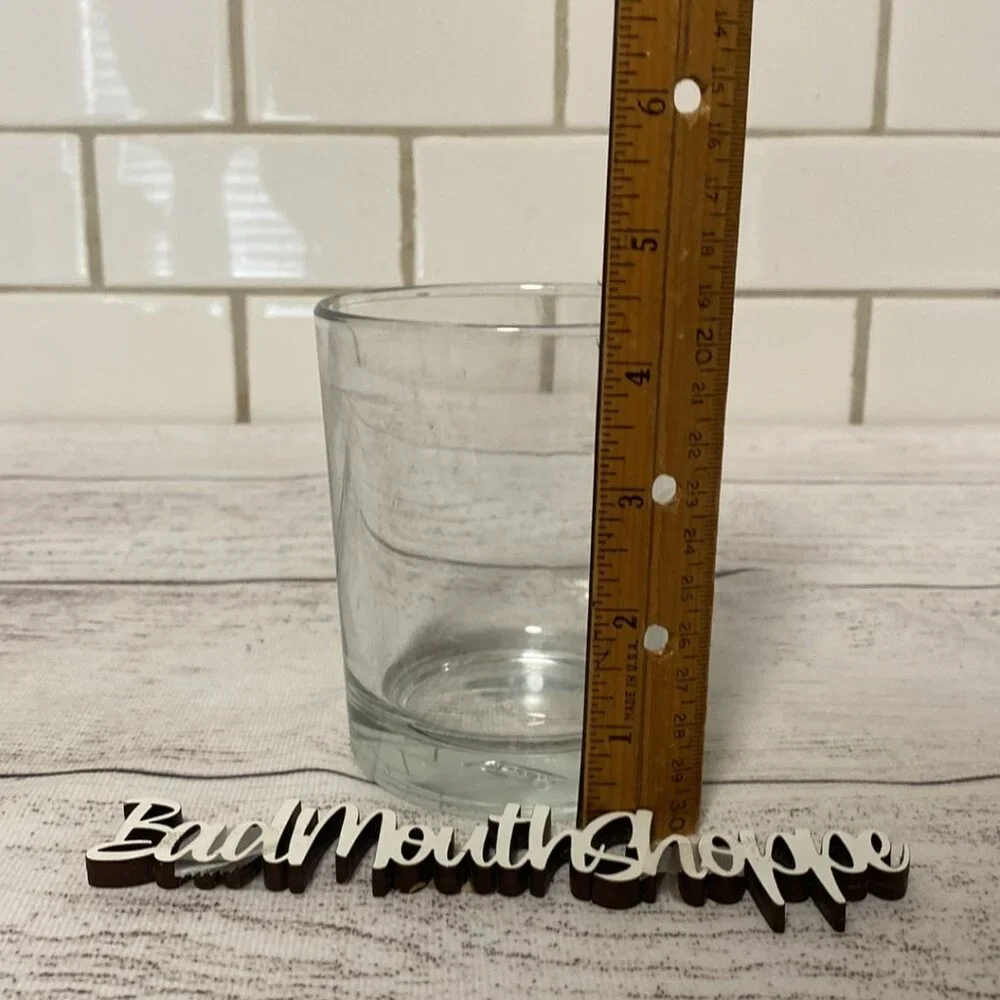 Ikea Recycled Clear Glass Candle Holder Decor